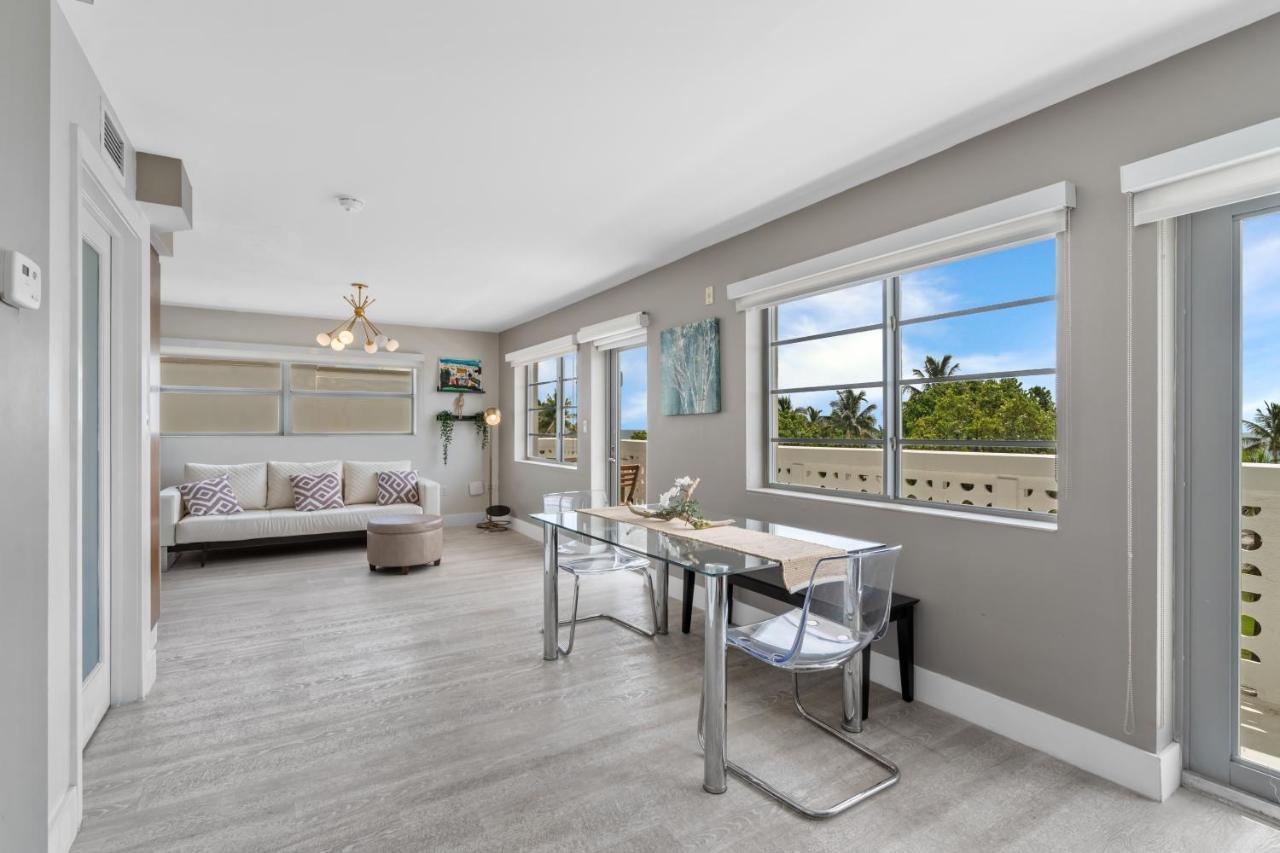 Ocean Drive Apartments With Rooftop Pool, South Beach, Miami マイアミビーチ エクステリア 写真