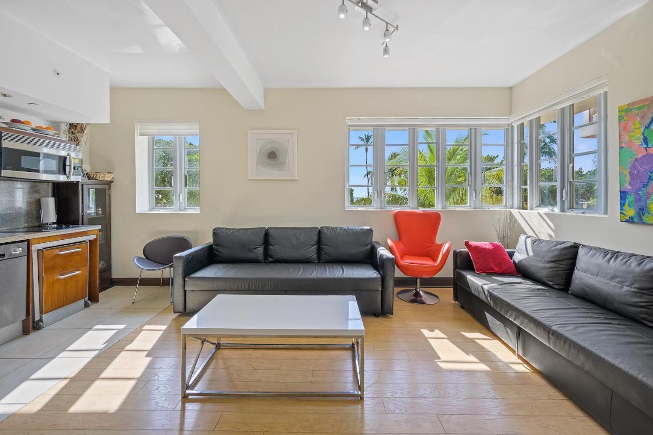 Ocean Drive Apartments With Rooftop Pool, South Beach, Miami マイアミビーチ エクステリア 写真